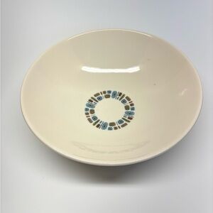 Vintage Canonsburg Pottery Co. Temporama Bowl 8 3/4” MCM Pennsylvania